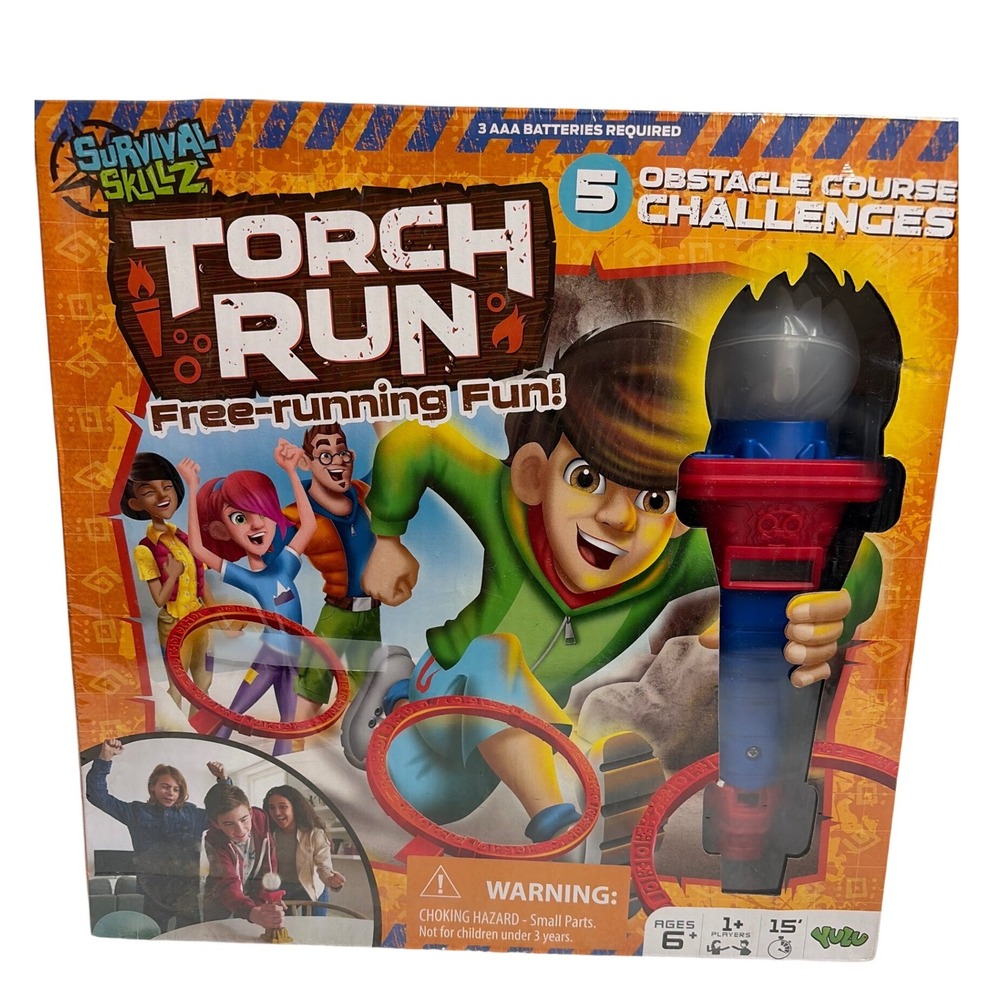 Yulu Survival Skillz Torch Run Obstacle Course Game New Sealed‎ Free-running Fun